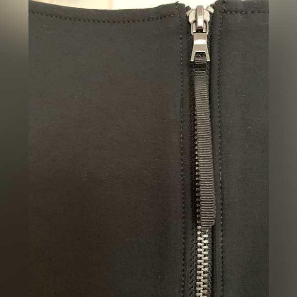 SPANX Little Black Dress: Crewneck A-Line Back Zip Knee Length Stretchy L - Picture 8 of 11